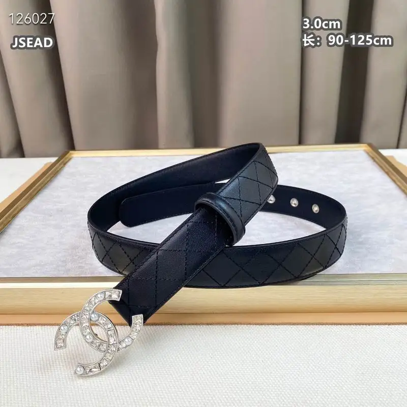 Chanel belt 30mmX90-125cm 8L14